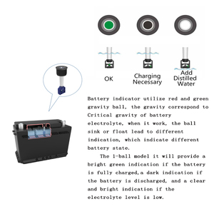 การบำรุงรักษาฟรีตะกั่วกรดแบตเตอรี่ชาร์จไฟสถานะแบตเตอรี่ตาเมจิก - Product Image 5