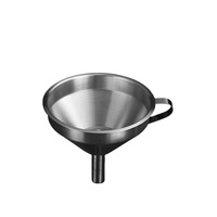 Entonnoir en acier inoxydable 304, grande et petite ouverture, filtre domestique, verseur d'huile et de vin, outil de distribution, passoire, fabriqué en Chine