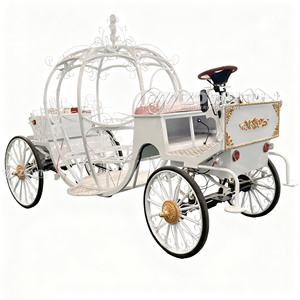 Hermosa Carruaje de Cenicienta Personalizada a Color, Carruaje de Calabaza Navideño de Alta Calidad, Encantadora Carruaje de Cenicienta - Product Image 1