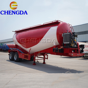 Camion semi-remorque citerne pour le transport de poudre en vrac, de céréales, d'aliments pour animaux, de ciment, à 2/3/4 essieux, fabriqué en Chine - Product Image 6