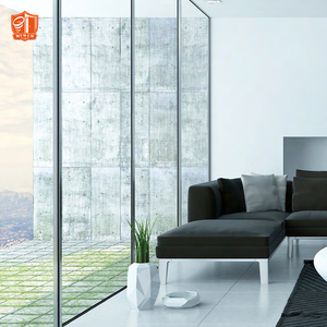 Puertas corredizas de <span class=keywords><strong>vidrio</strong></span> para patio grande de aluminio <span class=keywords><strong>terraza</strong></span> trasera doble cierre suave 8 ruedas puerta corredera precios - Product Image 1