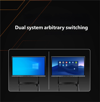Tablette interactive intelligente tout-en-un multimédia 4K avec écran tactile, cadre en alliage d'aluminium, gestion de contenu à distance pour l'éducation