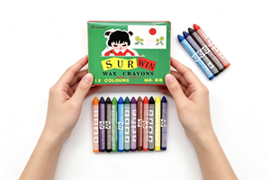 Hot Selling in Nigeria Surwin Eco-Friendly Plastic Crayons for Creative Kids' Safe Non-Toxic Art Adventures School & <b>Office</b> Use - Product Image 2