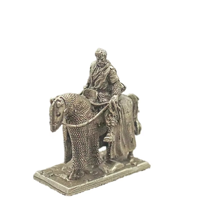 Retrò Cavalleria Spagnola Samurai Rame Ornamenti per il Modello Fatta a Mano Giocattolo da tavolo Chessmen in Metallo Artigianato - Product Image 1