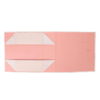 Boîtes cadeaux pliables magnétiques de luxe en carton recyclable de style marbre personnalisé pour mariages, avec couvercles