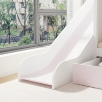 Lit superposé en bois avec rangement Lit en bois multifonctionnel pour enfants avec toboggan et tiroirs pour filles Lit superposé durable
