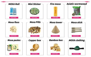 <span class=keywords><strong>Moxa</strong></span> Medicina China Laris Manis Sistem Dropship 10pcs Ukuran 0.4*12CM Tongkat Moxibustion Tanpa Asap - Product Image 3
