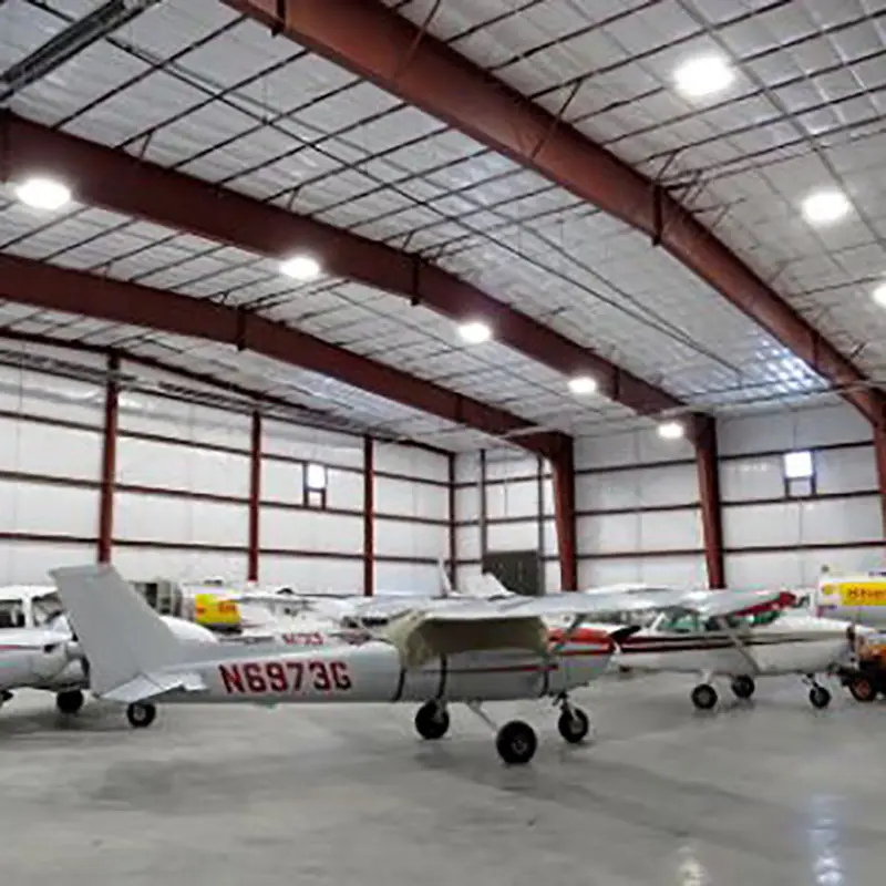 Hangar de aviones de estructura de acero prefabricado de alta calidad