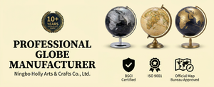Globo Terráqueo Político Inglés Giratorio 360° con Soporte <span class=keywords><strong>de</strong></span> Metal Bronce Antiguo <span class=keywords><strong>de</strong></span> 20cm, Decoración <span class=keywords><strong>de</strong></span> Escritorio - Product Image 5