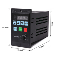 Convertisseur de fréquence SUSWE 220V, petit onduleur VFD adapté aux moteurs AC