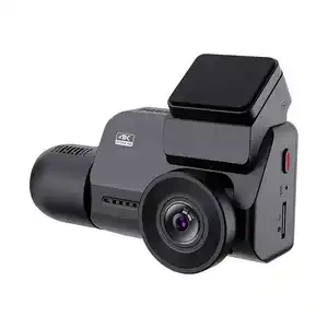 กล้องติดรถยนต์หน้าจอ4K IPS กล้องสามเลนส์กล้องติดรถยนต์ Wi-Fi GPS ด้านหน้าด้านหลังรถ DVR บันทึกวิดีโอกล้องติดรถยนต์สินค้ามาใหม่2024