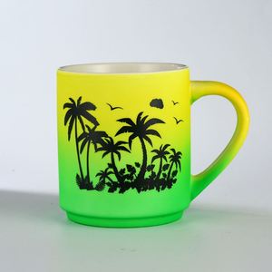 Tasses à café personnalisées en porcelaine blanche, cadeau promotionnel de marque, ensemble de tasses à café en céramique avec logo - Product Image 3