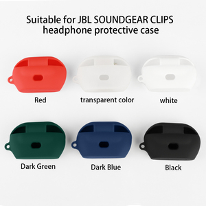 เคสหูฟังซิลิโคนสำหรับ <span class=keywords><strong>JBL</strong></span> soundgear clips เปลือกหูฟังไร้สายฝาครอบหูฟังสำหรับเคส Air pods (เฉพาะเคสป้องกัน) - Product Image 4