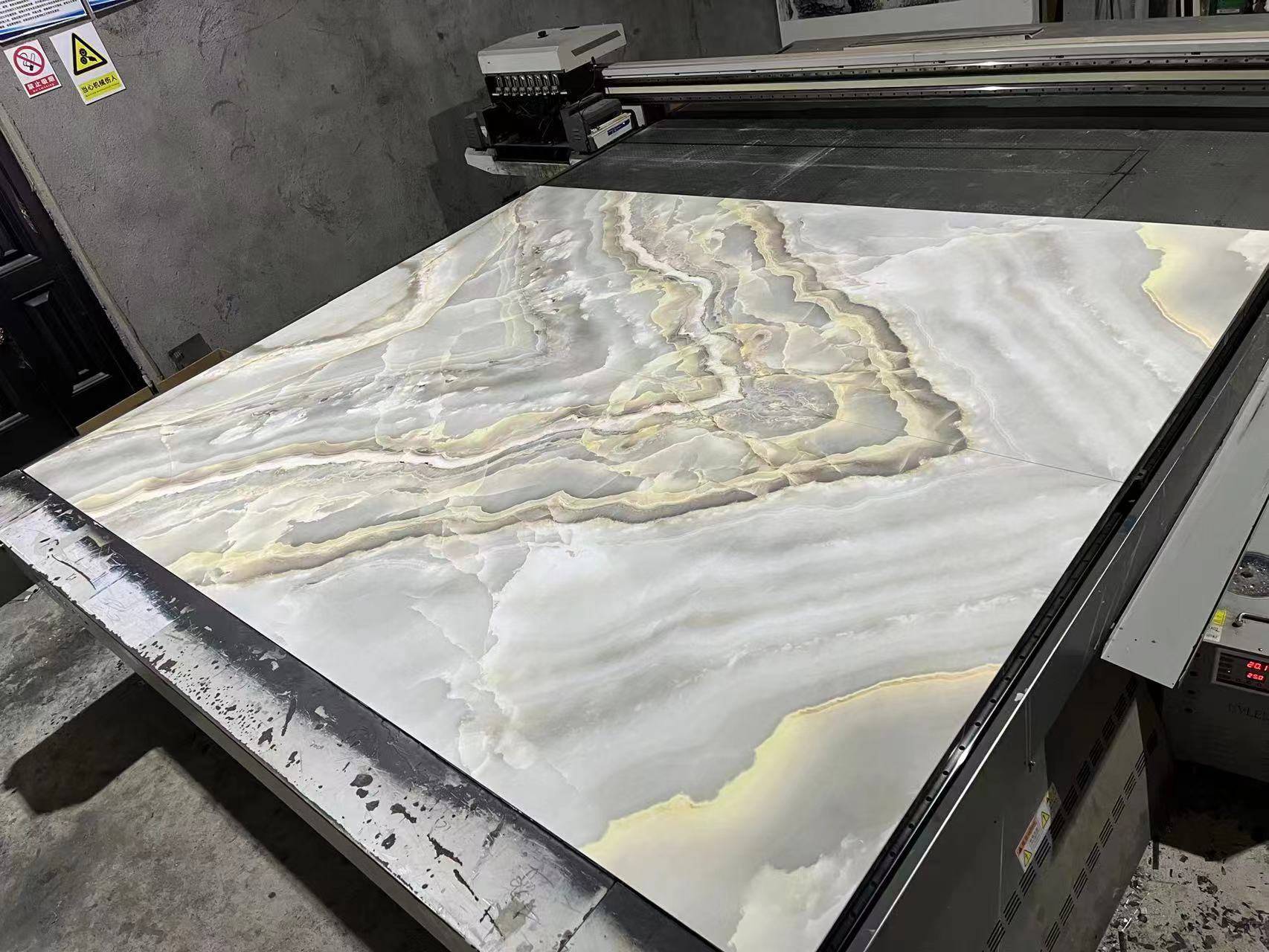 1220x2800mm PVC Marble Sheet Interior Decorative High Glossy For Bathroom