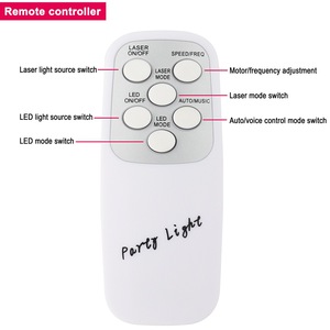 Nhà máy mô hình tư nhân 3 lỗ Led RGB ánh sáng <span class=keywords><strong>laser</strong></span> Đảng Điều khiển bằng giọng nói DJ Disco Đèn sân khấu - Product Image 5