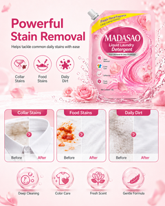 Détergent Liquide en Gros pour Linge, Écologique, Nettoyage en Profondeur, Faible Mousse, Multi-usages & Parfum Longue Durée, Personnalisable ODM/OEM 3L - Product Image 5