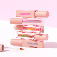 Conteneur vide personnalisé pour gloss à lèvres, 3 ml, en plastique, tube de gloss à lèvres fantaisie, étiquette privée avec emballage en boîte