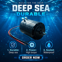 Contrôleur de moteur BLDC 46,8 kW 1200 tr/min pour propulseur de proue marin, bateaux de pêche électriques, jets RC, robots sous-marins, drones ROV et sous-marins