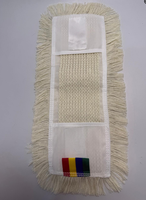 Tête de rechange pour balai serpillère en coton, durable, écologique et réutilisable, à tête plate, pour le dépoussiérage et le nettoyage des sols