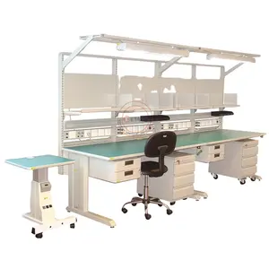Detall Technician ESD table electric adjustable workbench made by cold rolled steel