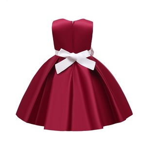 ZY005 Robes en coton pour bébés, designs tendance, nouvelle arrivée, petites robes en velours pour filles, robes de mariage pour enfants - Product Image 5