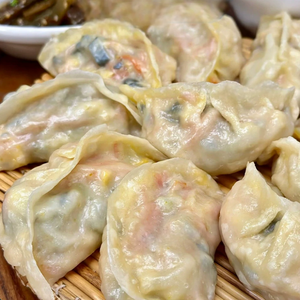 Dumplings artisanaux au jade Shepherd's Purse - Dumplings végétariens surgelés et sains |   <span class=keywords><strong>Sans</strong></span> conservateurs - Product Image 2