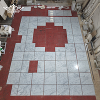 Carreaux de marbre blanc de Carrare Goldtop OEM/ODM de qualité professionnelle, grand format, pour aménagement de sols et plans de conception