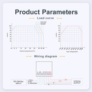 Innen-LED-Netzteil 35W 50W 75W 100W 150W 200W 350W 450W 600W Mean Well 5V bis 48V für Industrie-oder LED-Leuchten App - Product Image 4