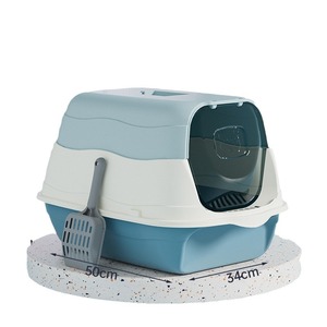 Extra-Large Fully Enclosed <b>Cat</b> Litter <b>Box</b> - Splash-Proof Deodorizing Top-Exit <b>Cat</b> Toilet Wholesale - Product Image 1