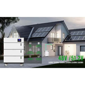 Batterie solaire empilable Lifepo4 51,2v 48v 500ah 50kwh Tout-en-un Stockage d'énergie domestique 48v 5Kwh 10Kwh 20Kwh Type séparé - Product Image 4