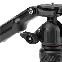 Goocong trépied en aluminium léger et portable pour appareil photo numérique DSLR trépied pour les voyages en plein air