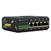 Enrutador Industrial 4G de carril Din, enrutador celular Poe LTE VPN con ranura para tarjeta SIM Dual, 4 * Lan + 1 * Wan + 2 * puerto serie, 2/422/1, 1/1, 1/2, 1/1/2/1/2/1/2/1/1