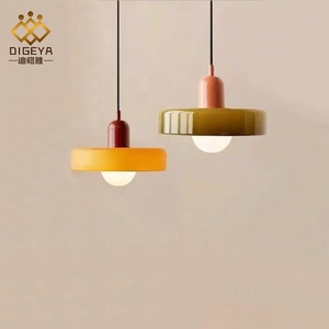 Luminaire suspendu minimaliste nordique Digeya en verre LED, éclairage d'ambiance chaleureux pour la maison - Product Image 2
