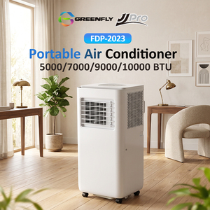 Climatiseur portable Greenfly JJpro 5000/7000/9000 BTU, unité de refroidissement intérieure blanche pour la maison, le bureau, la chambre à coucher, le salon - Product Image 2