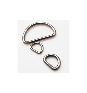 13mm 16mm 20mm 25mm 32mm 실버 골드 블랙 금속 철 도금 D 링 루프 버클 끈 후크 가방 액세서리 DIY 공예 - Product Image 5