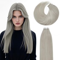 Ekstensi Rambut Clip in Remy Premium Harga Kompetitif, Klip Tak Terlihat, Set Lengkap Satu Kepala