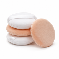 Éponge de maquillage en velours lavable et réutilisable JLY Wholesale Beauty Accessories Cosmetics, douce et portable, en coton cosmétique.