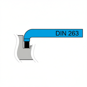 ตัวหนีบยึดท่อแบบเชื่อมฟอร์ม Fervi สำหรับช่องภายใน มาตรฐาน Din 263 - Product Image 2