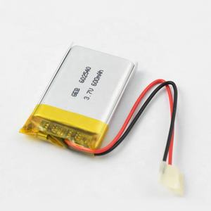 Удобная в использовании небольшая перезаряжаемая литий-полимерная батарея высокой мощности 602540 3,7 в 600 мАч - Product Image 2
