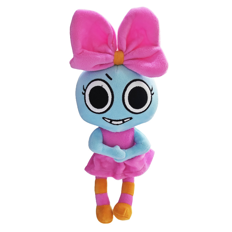 Blue and pink dress doll-35 cm-145 g