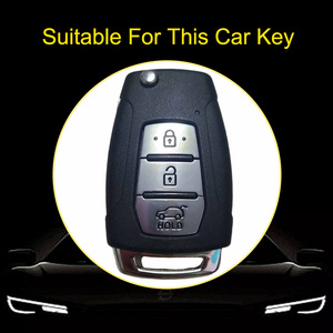 Innofit MHB2 Factory Premium Key Fob Cover TPU pour Mahindra <span class=keywords><strong>SsangYong</strong></span> <span class=keywords><strong>Kyron</strong></span> 2 Sanka Actyon Korando Faible MOQ Pas Cher - Product Image 2