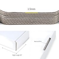 Boîtes d'expédition en carton ondulé blanc durable avec couvercles pour entreprises, envois postaux, livraison, emballage cadeau, stockage