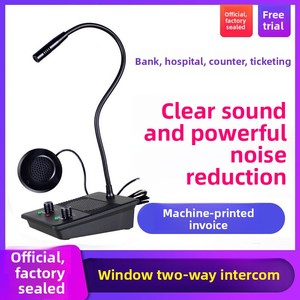 <span class=keywords><strong>Intercomunicador</strong></span> inalámbrico para ventanillas, altavoz, micrófono de mostrador, amplificador de conversación para restaurantes, - Product Image 2