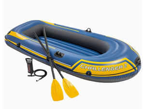 <span class=keywords><strong>Kayak</strong></span> et canoë gonflables 2-en-1 en PVC, bateau <span class=keywords><strong>de</strong></span> sports nautiques multi-usages pour tous les âges - Product Image 6