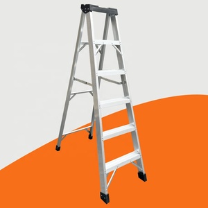 Prix bon marché pour la décoration utiliser Escalera simple face pliable en <span class=keywords><strong>aluminium</strong></span> <span class=keywords><strong>escabeau</strong></span> - Product Image 2