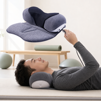 Alphay sur la Foire de Canton : Oreiller chauffant de massage cervical pour le lifting du cou avec support ergonomique, masseur de nuque pour les distributeurs