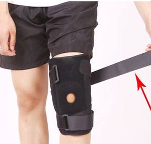 Fspg Hoge Kwaliteit Neopreen Medische Scharnierende Knie <span class=keywords><strong>Brace</strong></span> Verstelbare Patella Pad Spalken Voor Artritis Verwijderbare Knie Bescherming - Product Image 3