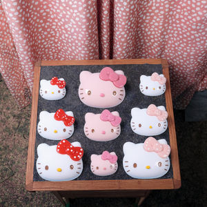 จี้เรซิ่นรูปแมวการ์ตูนน่ารักแบบแบน สำหรับตกแต่งเคสมือถือ DIY อุปกรณ์ตกแต่งเคสมือถือลายโมเดล - Product Image 3