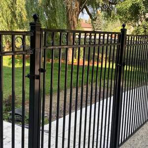 Los hogares chinos Prima adquieren los diseños de vallas de hierro forjado más populares/paneles de valla de acero/vallas decorativas para jardín - Product Image 2