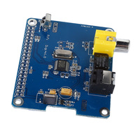 Smart Electronics HIFI DiGi + Tarjeta de sonido digital I2S SPDIF Fibra óptica para Raspberry Pi 2 Modelo B / B + / A + Como se ve Tv